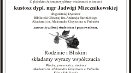 Kondolencje