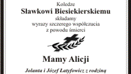 Kondolencje