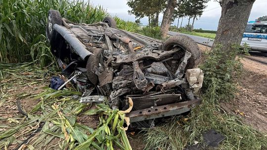 Aktualności Tragiczny wypadek w gminie Gzy. Oficjalny komunikat policji