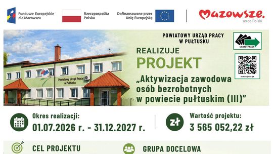 Aktywizacja zawodowa osób bezrobotnych w powiecie pułtuskim (III)