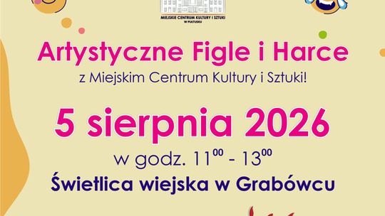 Artystyczne Figle i Harce – wakacyjna propozycja dla dzieci w Grabówcu