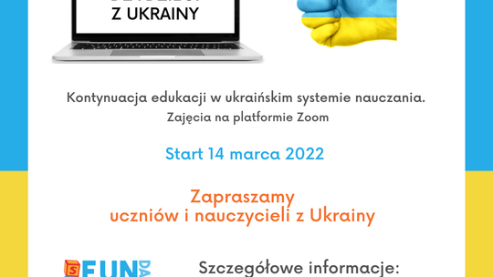 Bezpłatna szkoła Online dla dzieci z Ukrainy