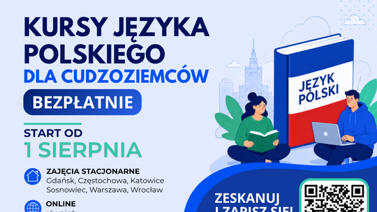 Bezpłatne kursy języka polskiego dla cudzoziemców