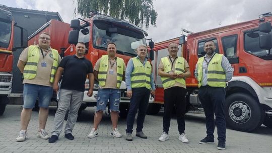 Delegacja OSP Pniewo w Kielcach