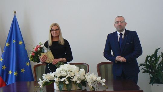 Dorota Subda przywitana w ratuszu