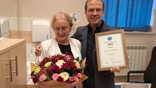 Dr Jolanta Kozłowska Pediatrą Roku 2022