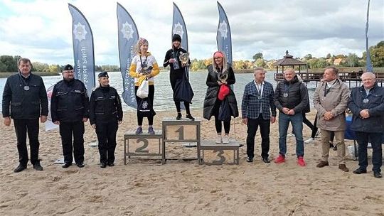 Dzielnicowa sierż. Renata Soból na podium