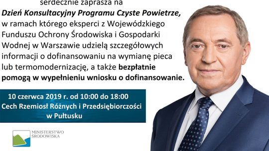 Dzień konsultacyjny Programu Czyste Powietrze