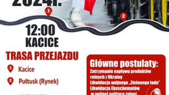 Dziś protest rolników