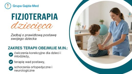 Fizjoterapeuta dziecięcy w Gajda med