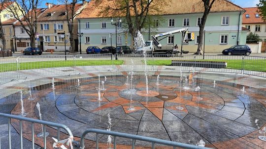 Fontanna już działa