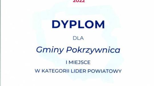Gmina Pokrzywnica liderem powiatu!