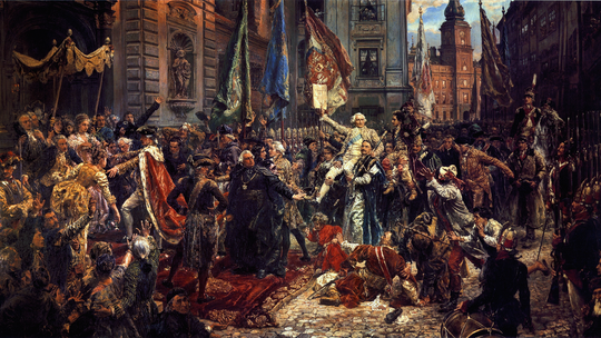 Tak moment uchwalenia Konstytucji 3 Maja przestawił Jan Matejko