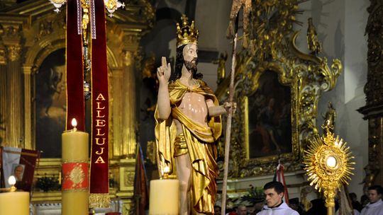 Groby Pańskie i rezurekcja w pułtuskiej bazylice
