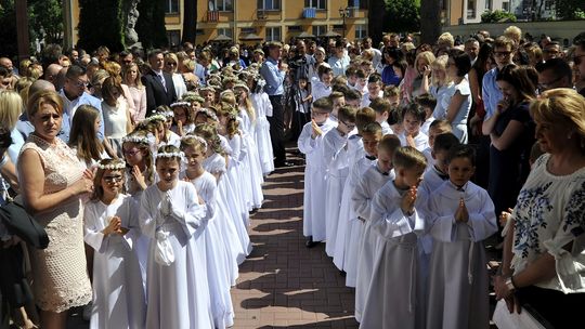 I Komunia św. w kościele szkolnym
