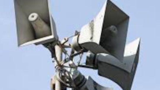 Informacja o głośnych próbach syren