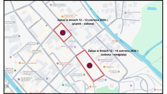INFORMACJA O ZAKAZIE PARKOWANIA