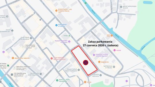 INFORMACJA O ZAKAZIE PARKOWANIA