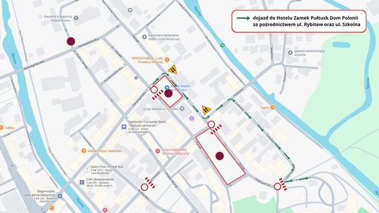 Informacja o zmianie organizacji ruchu w obrębie ulicy Rynek