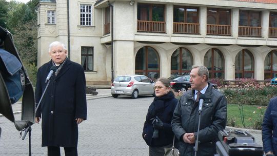 Jarosław Kaczyński w Domu Polonii
