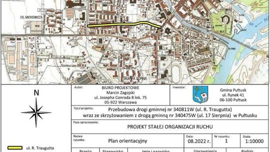 Jest dofinansowanie na ulicę Traugutta