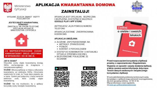 JESTEŚ OBJĘTY KWARANTANNĄ? SKORZYSTAJ Z BEZPŁATNEJ APLIKACJI „KWARANTANNA DOMOWA”