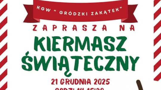 Koło Gospodyń Wiejskich "Gródzki Zakątek" zapraszana kiermasz