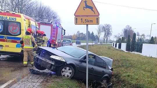Kompletnie pijany sprawcą wypadku