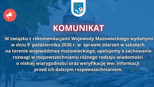 Komunikat Urzędu Miejskiego