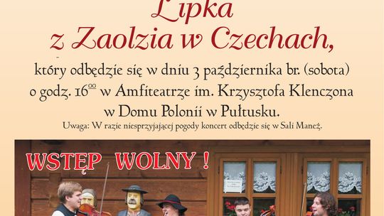 Koncert góralskiej kapeli w Domu Polonii