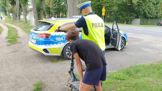 Kontrole rowerzystów i użytkowników hulajnóg