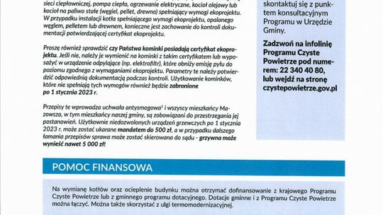 "Kopciuchy" tylko do stycznia 2023