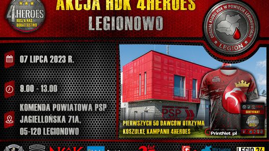 LEGIONOWO. Akcja krwiodawstwa w Legionowie