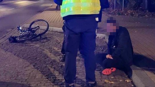 LEGIONOWO. Obywatelsko zatrzymany pijany rowerzysta