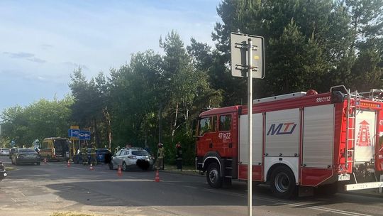 LEGIONOWO. Zderzenie na Strużańskiej. Jedna osoba w szpitalu