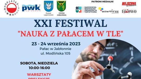 LEGIONOWSKI. XXI Festiwal Nauka z Pałacem w tle – program imprezy