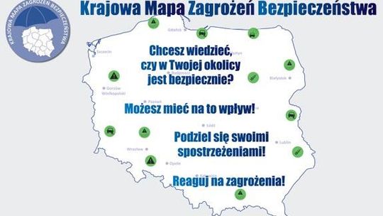 Mapa Zagrożeń Bezpieczeństwa działa
