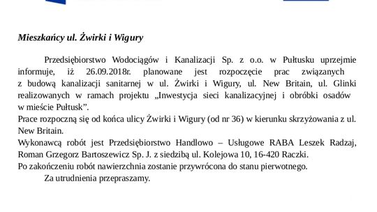 Mieszkańcy ul. Żwirki i Wigury