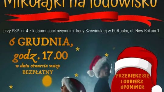 Mikołajki na lodowisku