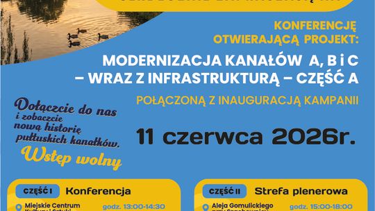 „Modernizacja kanałów A, B i C – wraz z infrastrukturą – część A”