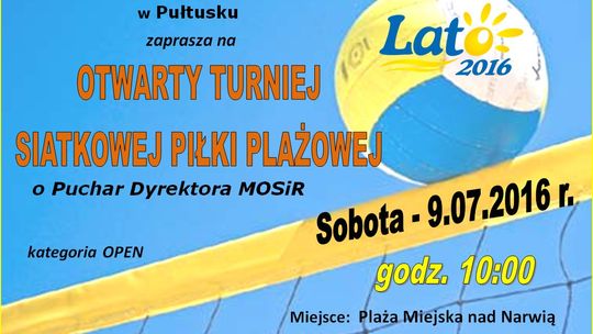 MOSiR zaprasza na plażę