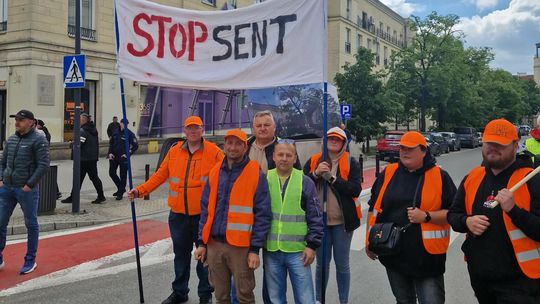 Nasi przedsiębiorcy też byli na proteście przeciwko SENT