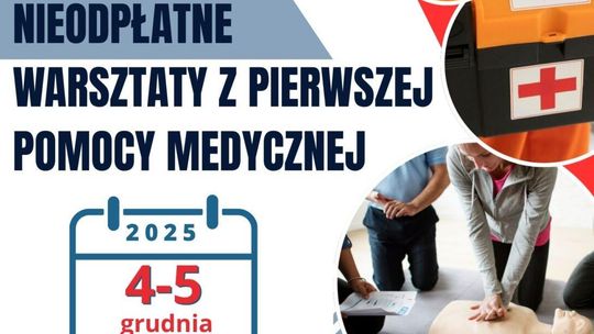 Nieodpłatne warsztaty z pierwszej pomocy medycznej