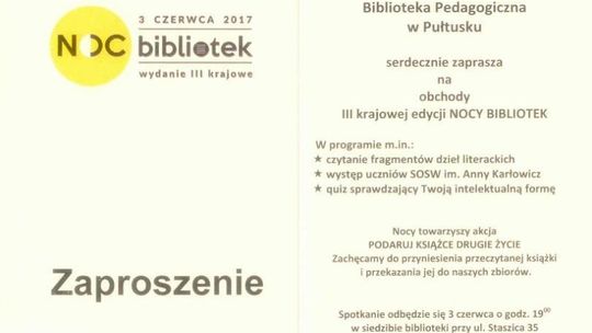 Noc bibliotek