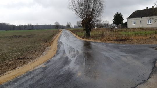 Nowa droga w miejscowości Kamionna