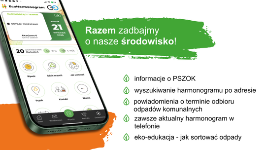 Nowoczesny harmonogram odbioru odpadów w Twoim telefonie – poznaj EcoHarmonogram