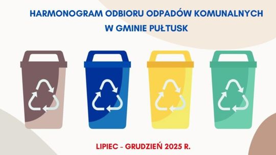NOWY HARMONOGRAM ODBIORU ODPADÓW
