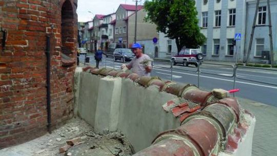 Nowy murek przy RUSAŁCE