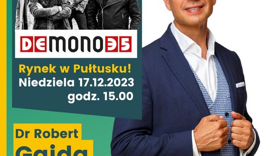 Obietnica spełniona: zaproszenie na koncert zespołu De Mono z kolędami