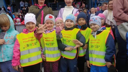 OBRAZKI z MAŁEGO BIEGU MATEUSZOWEGO. PRZEDSZKOLAKI NA START